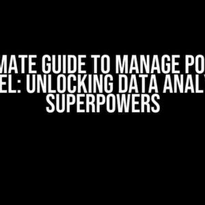 The Ultimate Guide to Manage Pointers in Excel: Unlocking Data Analysis Superpowers