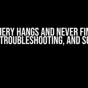 WMI Query Hangs and Never Finishes: Causes, Troubleshooting, and Solutions